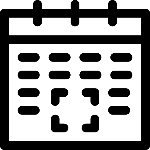 Calendar time and date organization administration icon Calendar time and date organization administration icon