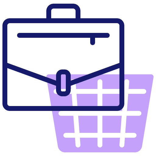 Bag portfolio bag suitcase icon
