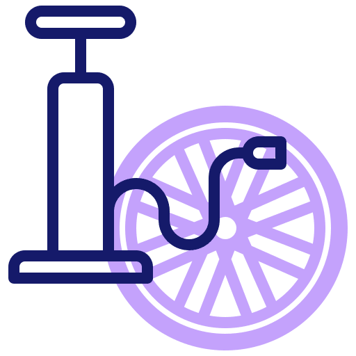Pump tire pump bicycle icon Pump tire pump bicycle icon