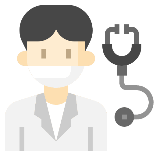 Doctor user health medical icon Doctor user health medical icon