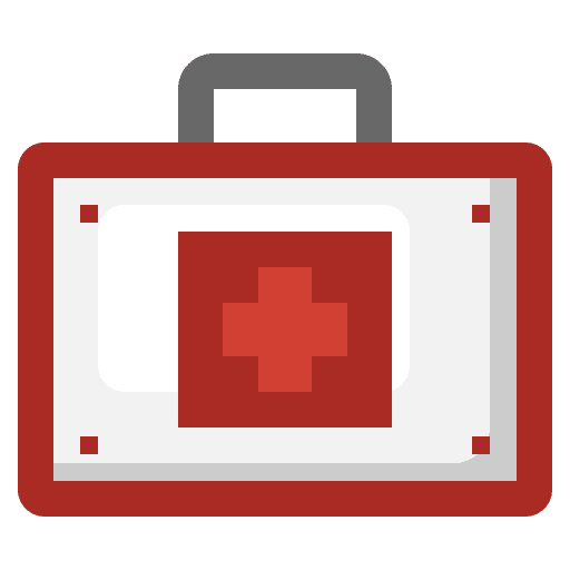 First aid kit medical healthcare and medical first aid kit icon