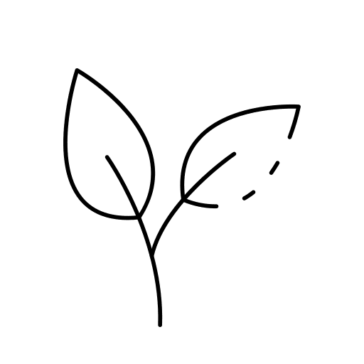 Plant garden botanical leaves icon