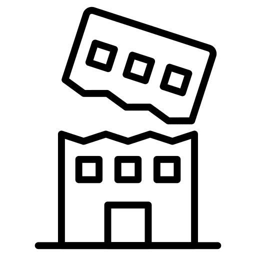 Disaster building miscellaneous hurricane icon