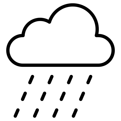 Cloud weather cloud rain icon