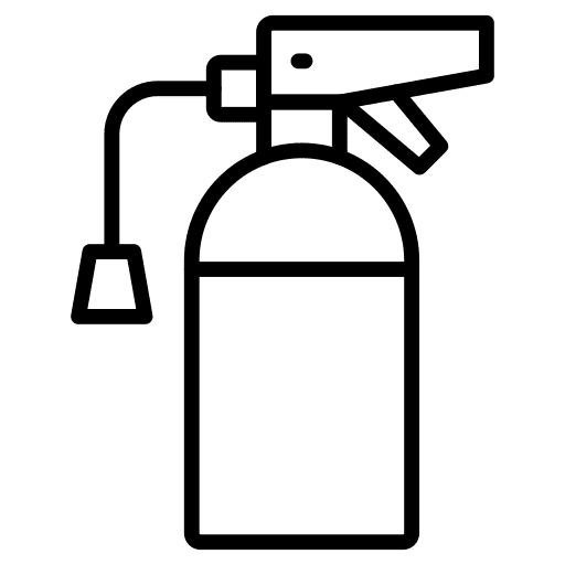 Fire extinguisher fire extinguisher safety protect icon