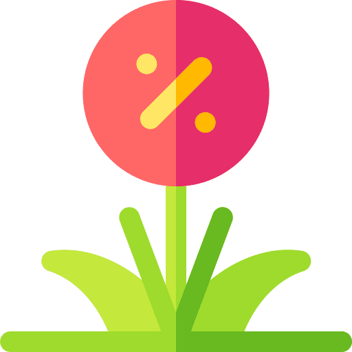 Sale commerce and shopping discount spring icon