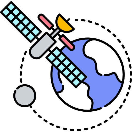 Astronomy satellite education astronomy icon Astronomy satellite education astronomy icon