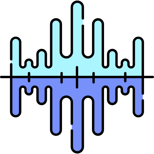 Sound music and multimedia science acoustic icon