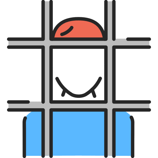Jail prisioner people jail icon Jail prisioner people jail icon