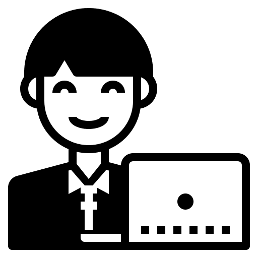 Working man employee working man user icon