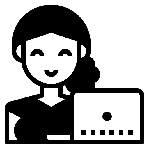 Female user female employee icon Female user female employee icon
