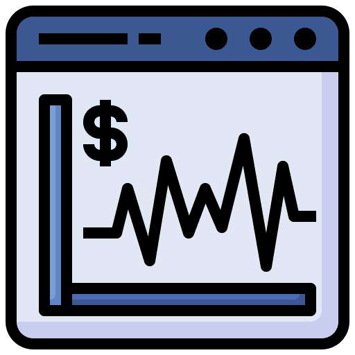 Frequency report business and finance frequency icon