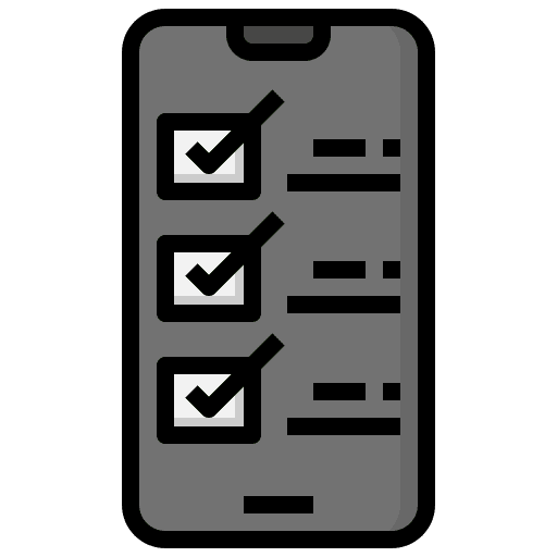 List electronics survey list icon