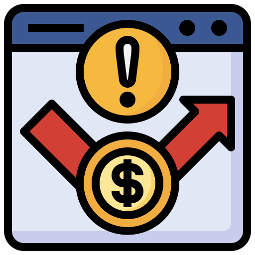 Attention business and finance browser infographic icon Attention business and finance browser infographic icon