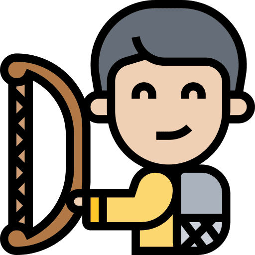 Archery hobbies and free time archery arch icon Archery hobbies and free time archery arch icon