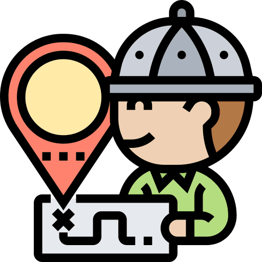 Map trekking navigator hiking icon Map trekking navigator hiking icon