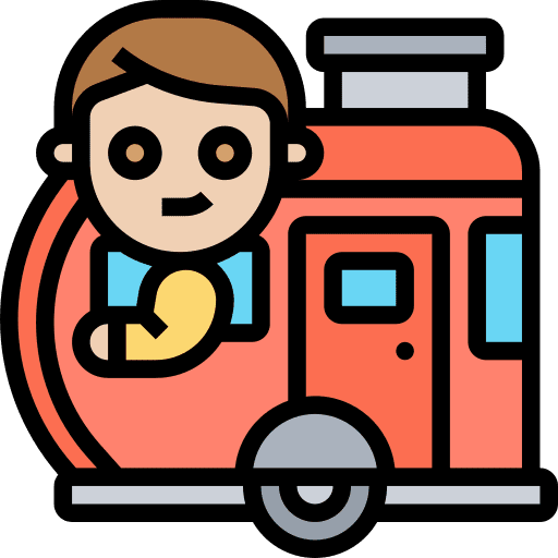 Caravan hobbies and free time man people icon Caravan hobbies and free time man people icon