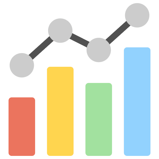 Statistics statistics bar chart increase icon