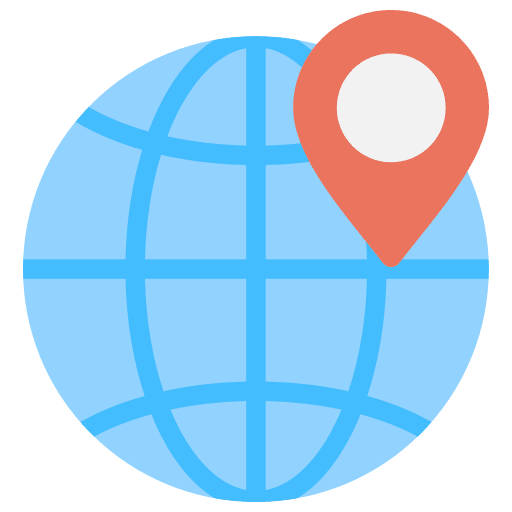 Globe localization world globe icon Globe localization world globe icon