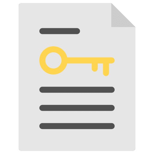 Keyword passwords keyword file icon Keyword passwords keyword file icon