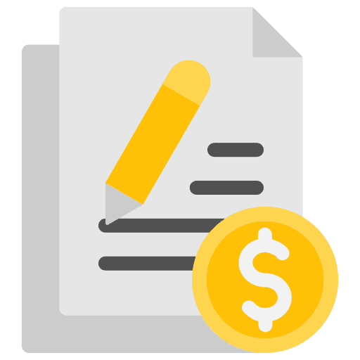 Paid articles money paid articles contract icon Paid articles money paid articles contract icon