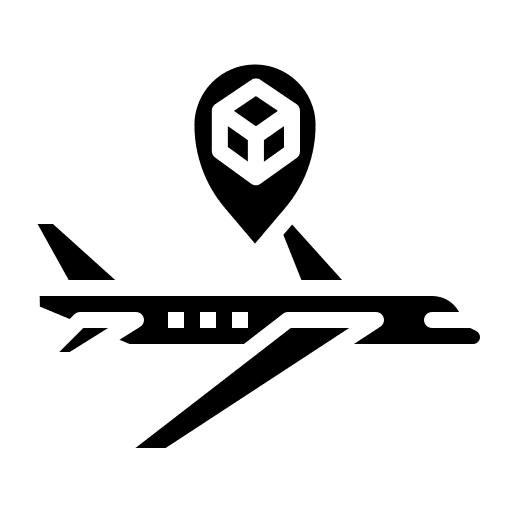 Airplan air navigation airplan maps and location icon