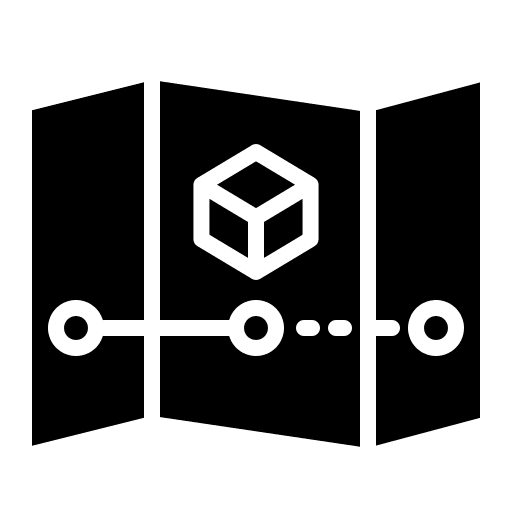 Tracking box tracking app route icon Tracking box tracking app route icon
