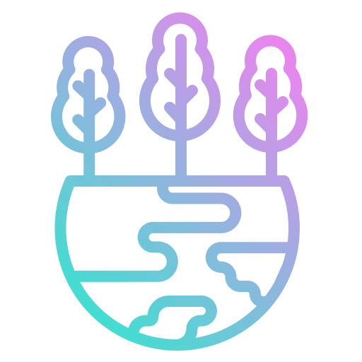 Ecosystem ecology and environment care environment protection icon