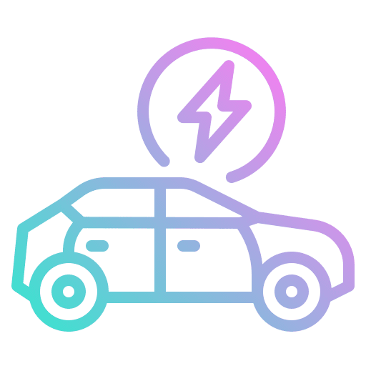 Electric car vehicle ecology electric car icon
