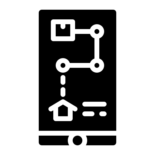 Tracking pointer point location icon Tracking pointer point location icon