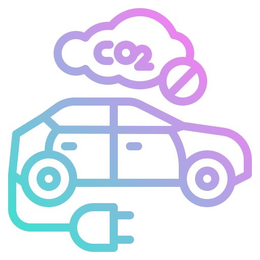 Electric car ecology and environment no emission carbon dioxide icon Electric car ecology and environment no emission carbon dioxide icon