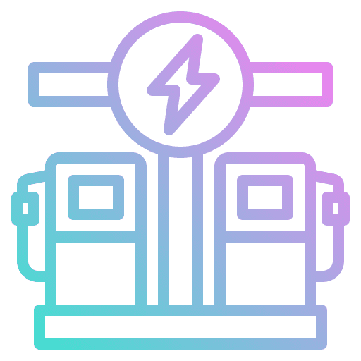 Electric station electric station charging station electric car icon Electric station electric station charging station electric car icon