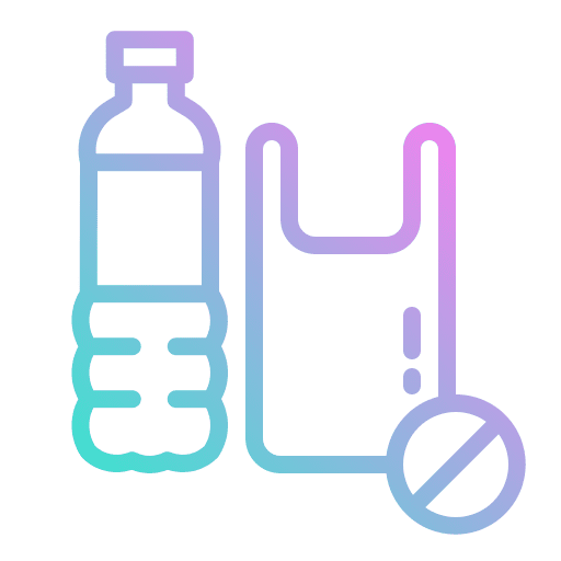 No plastic bottles prohibition waste ecology icon No plastic bottles prohibition waste ecology icon
