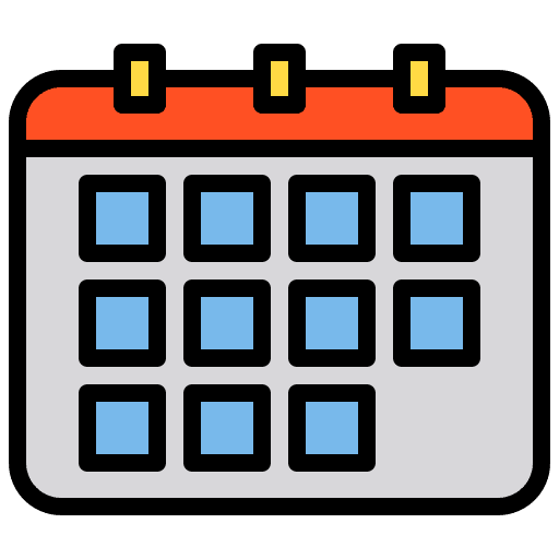 Calendar date calendary administration icon