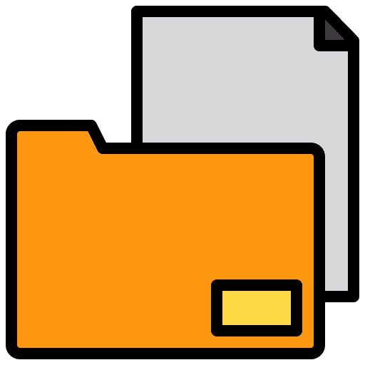 Folder documents document file icon
