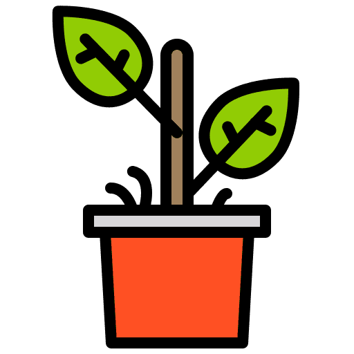Plant pot garden farming plant pot icon