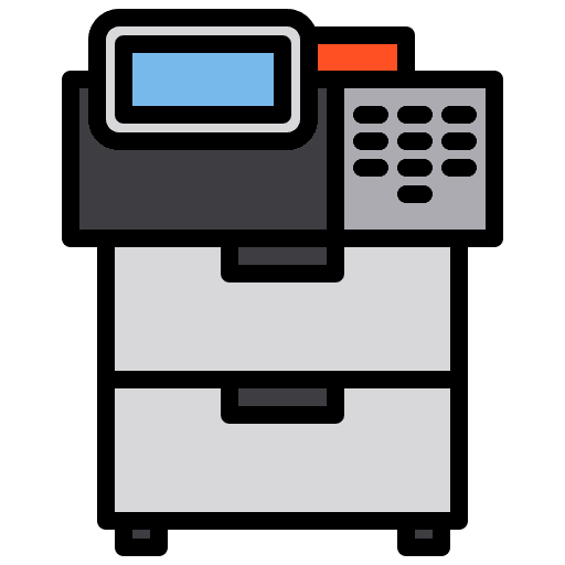 Printer electronics office tools documents icon
