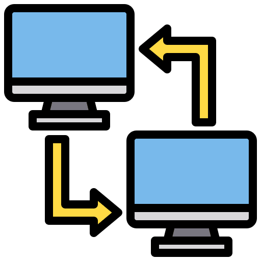 Network transfer laptop network icon Network transfer laptop network icon