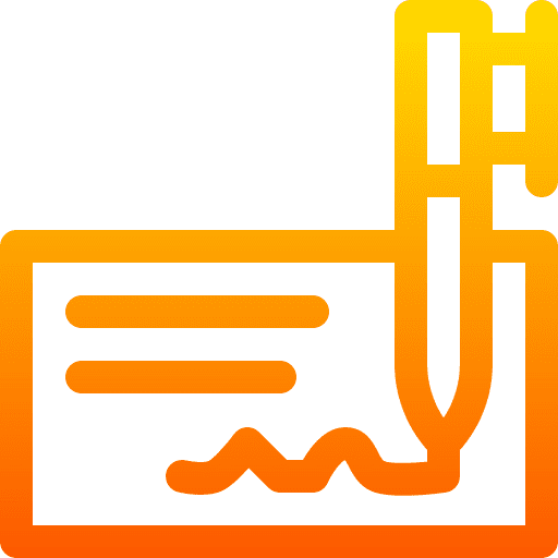 Bank check money business payment icon Bank check money business payment icon