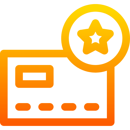 Credit card credit card star credit icon