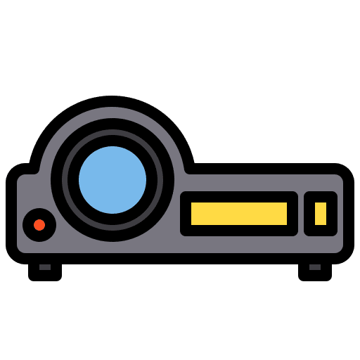 Projector projector presentation electronics icon Projector projector presentation electronics icon