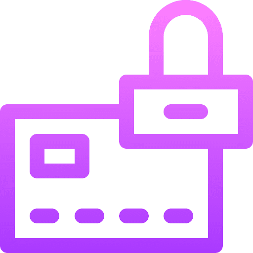 Credit card credit card business padlock icon Credit card credit card business padlock icon