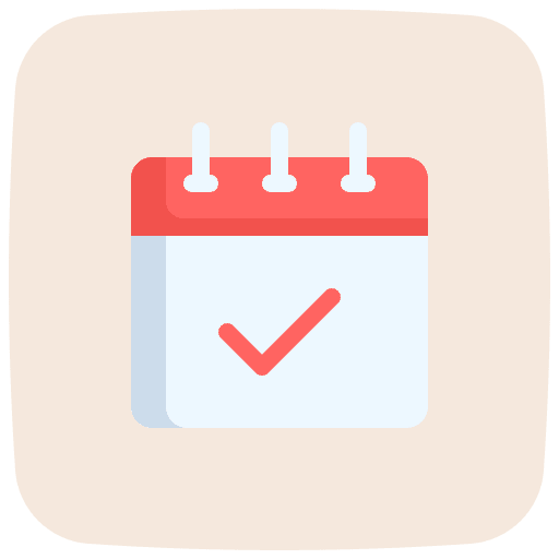 Calendar check tick calendar icon Calendar check tick calendar icon