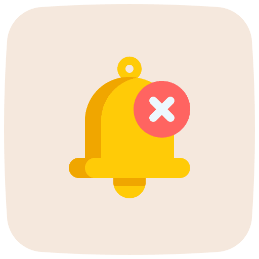 Notification bell alarm notification icon
