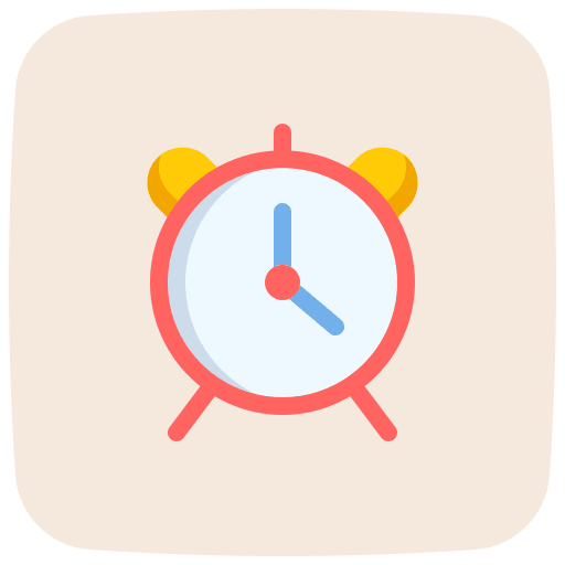 Alarm time and date time alarm icon Alarm time and date time alarm icon