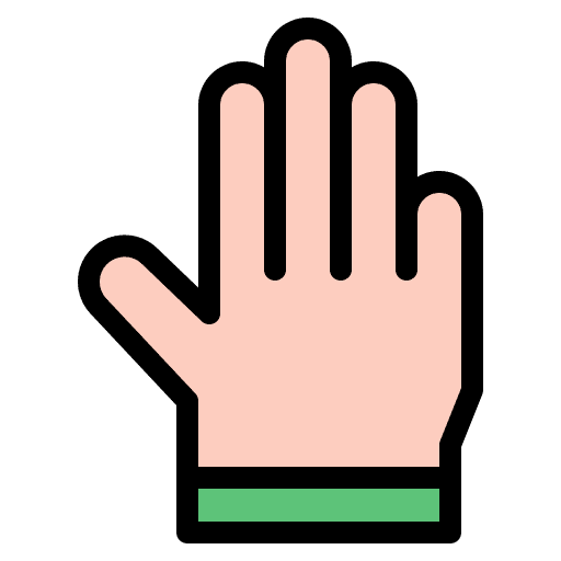 On hold on hold hands and gestures prohibition icon