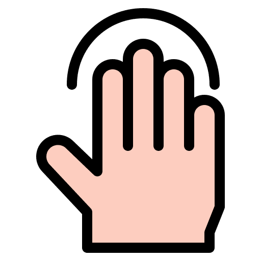 Tap tap sign hands and gestures icon