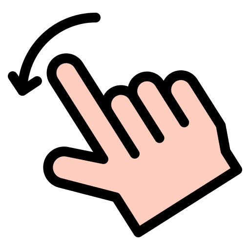 Rotate hand gesture hands and gestures sign icon Rotate hand gesture hands and gestures sign icon