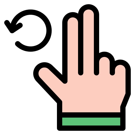 Rotate hands and gestures arrow rotate icon Rotate hands and gestures arrow rotate icon