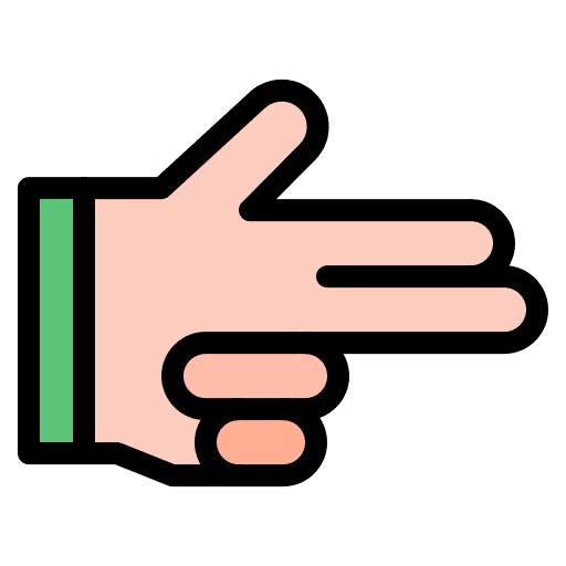 Shoot pointing hand sign hands and gestures icon Shoot pointing hand sign hands and gestures icon